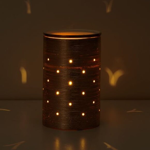 NEW IN BOX Scentsy Elegant Etched Core Rose Gold Warner - Picture 5 of 5